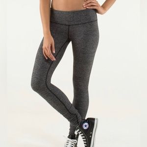 Closet Clear Out Sale! Lululemon Herringbone Full Length High Rise Wunder Under